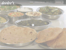 Tablet Screenshot of deedeerestaurant.com